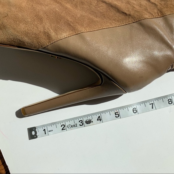 Over the knee platform suede boots - Picture 3 of 6